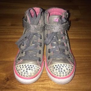 Sketchers high top sneakers